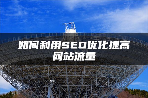 如何利用SEO優(yōu)化提高網(wǎng)站流量