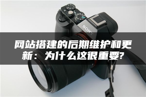 網(wǎng)站搭建的后期維護(hù)和更新：為什么這很重要?